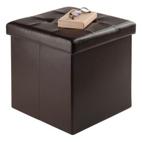 Ashford Ottoman with Storage Faux Leather