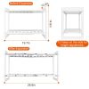 2-Tier Under Sink Organizer Retractable Kitchenware Rack Holders Space Saving Storage Shelf 22LBS Max Load