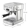 Geek Chef Espresso Machine,20 bar espresso machine with milk frother for latte,cappuccino,Machiato,for home espresso maker,1.8L Water Tank,Stainless S