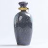 17oz Blue Ceramic Wine Vase Flask Flagon Empty Wine Jar Bottle Wine Jug Small Wine Bottle