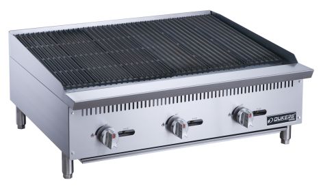 Dukers 36" Heavy Duty Charbroiler in Stainless Steel (Model: DCCB36, Material: Stainless Steel)