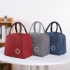 1pc Insulated Lunch Bag; Insulation Bento Pack; Aluminum Foil Rice Bag; Meal Pack; Ice Pack; Student Bento Lunch Handbag; Insulation Bag; Lunch Box Ba