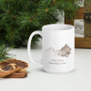 Misty Peaks Coffee Mug - Dreamy Mountain Watercolor Art