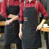 1pc Apron; Waterproof And Oil-proof Apron With Pockets; Universal Apron For Women And Men; For Coffee Bar; Restaurant; Multipurpose Aprons 29.5in*27.5