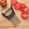 Onion Slicer Holder, Onion Holder For Slicing, 304 Stainless Steel Onion Slicer Cutter, Lemon Holder Slicer, Creative Onion Slicer Holder, Onion Slice