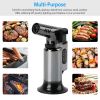 Culinary Butane Torch Lighter Refillable Blow Torch Adjustable Flame Kitchen Cooking BBQ Torch (Gas Not Included)